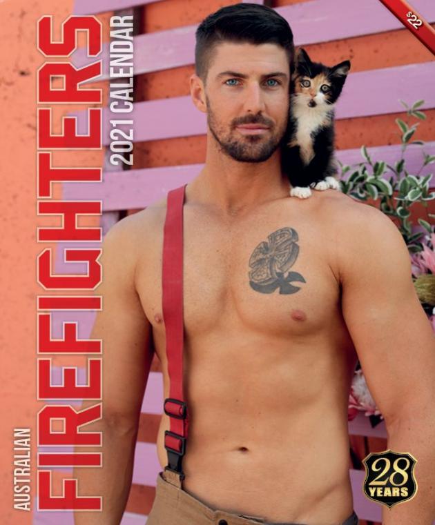 2021 Firefighters Calendar Cat Calendar Firefighters Cats 1