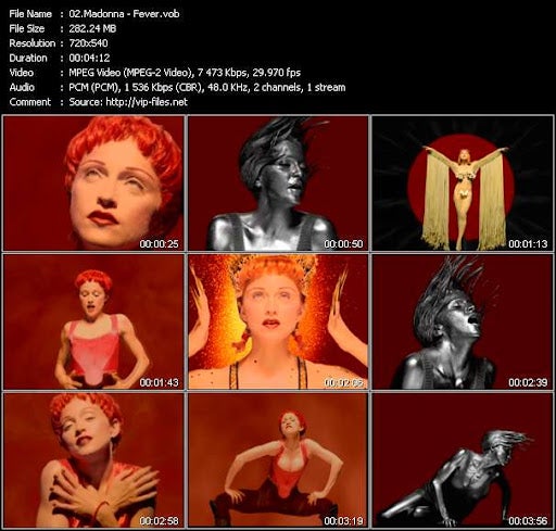 Madonna In Fever Music Video