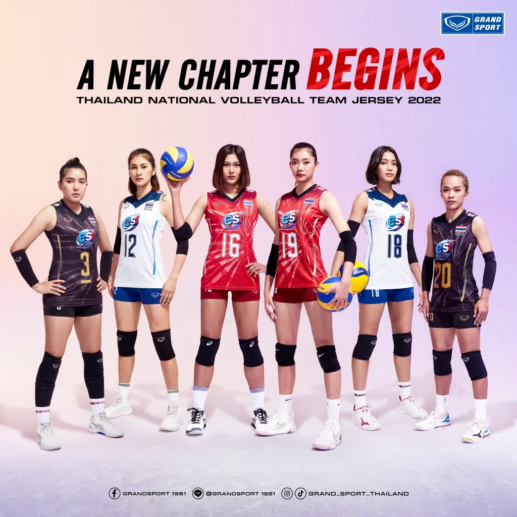 6 นักวอลเลย์บอลหญิงทีมชาติไทย วอลเลย์บอลหญิงเนชั่นส์ ลีก 2022