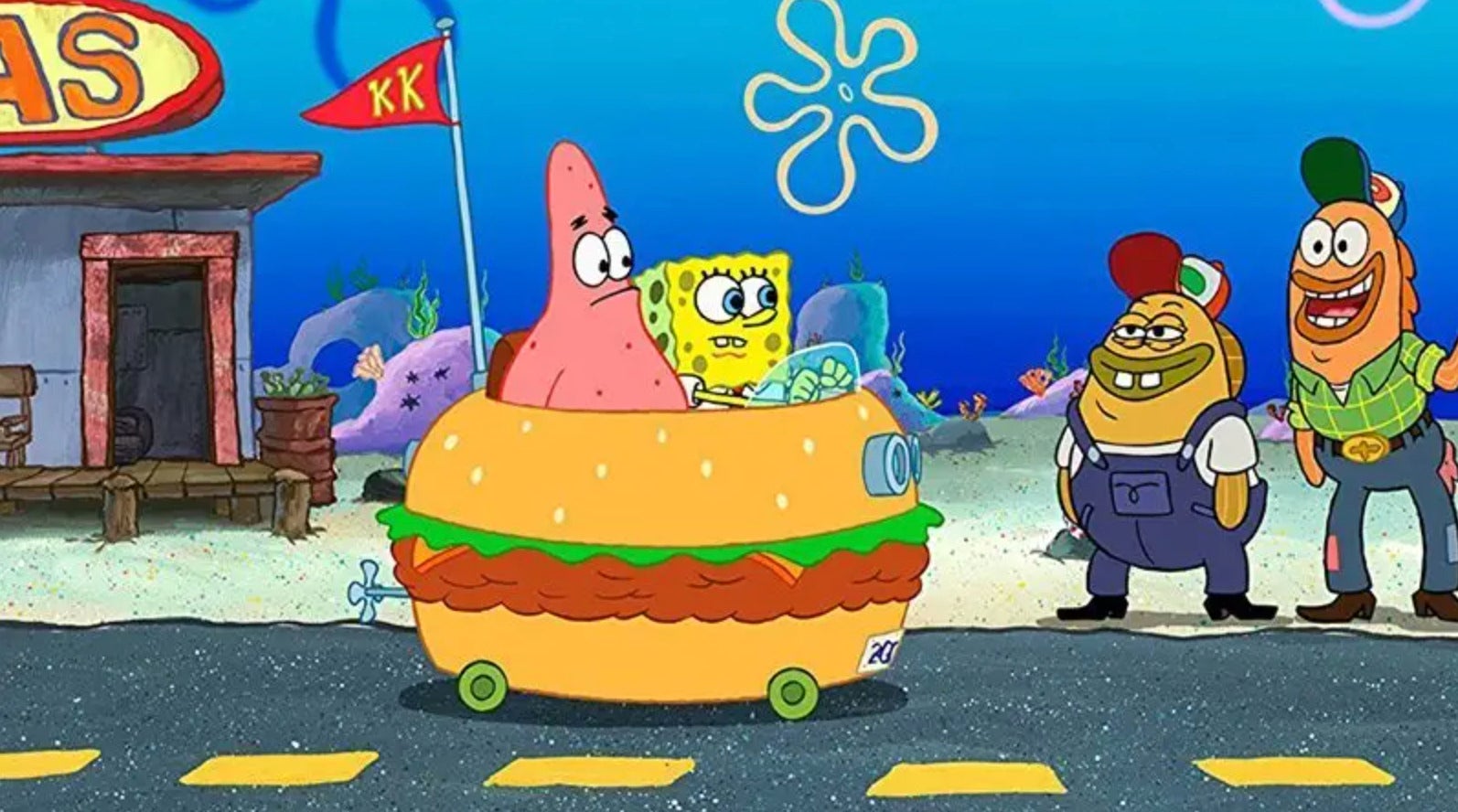 SpongeBob และ Patrick Star ใต้ทะเล