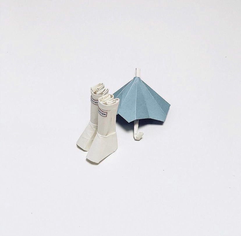 ภาพผลงานการพับกระดาษสุดมินิมอลสไตล์ญี่ปุ่น by Origaminimal