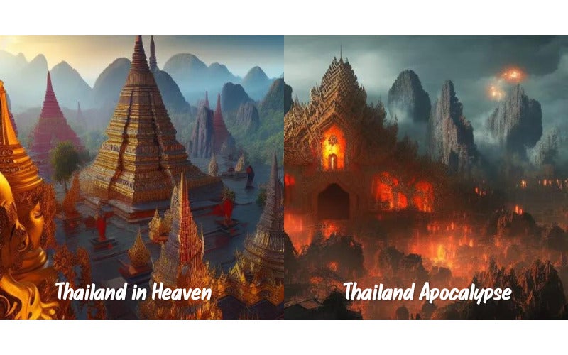Thaialnd in heaven and Apocalypse