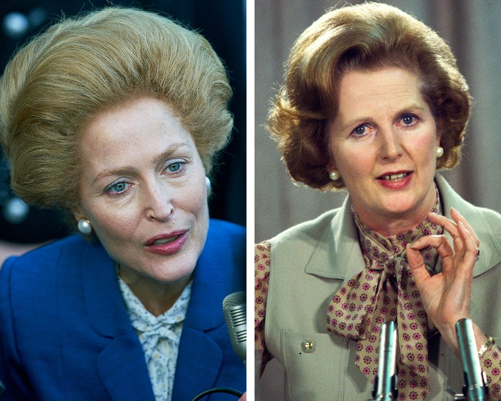 จิลเลียน แอนเดอร์สัน (Gillian Anderson) / มาร์กาเร็ต แทตเชอร์ (Margaret Thatcher)