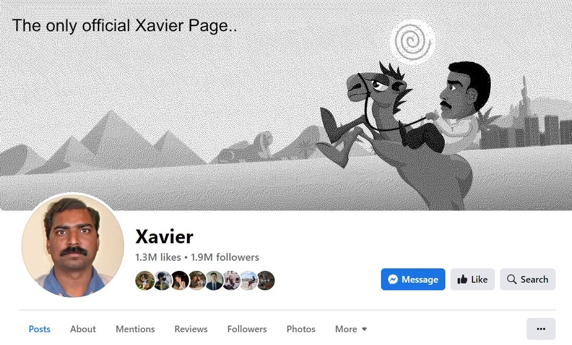 Facebook Xavier Pakalu Papito