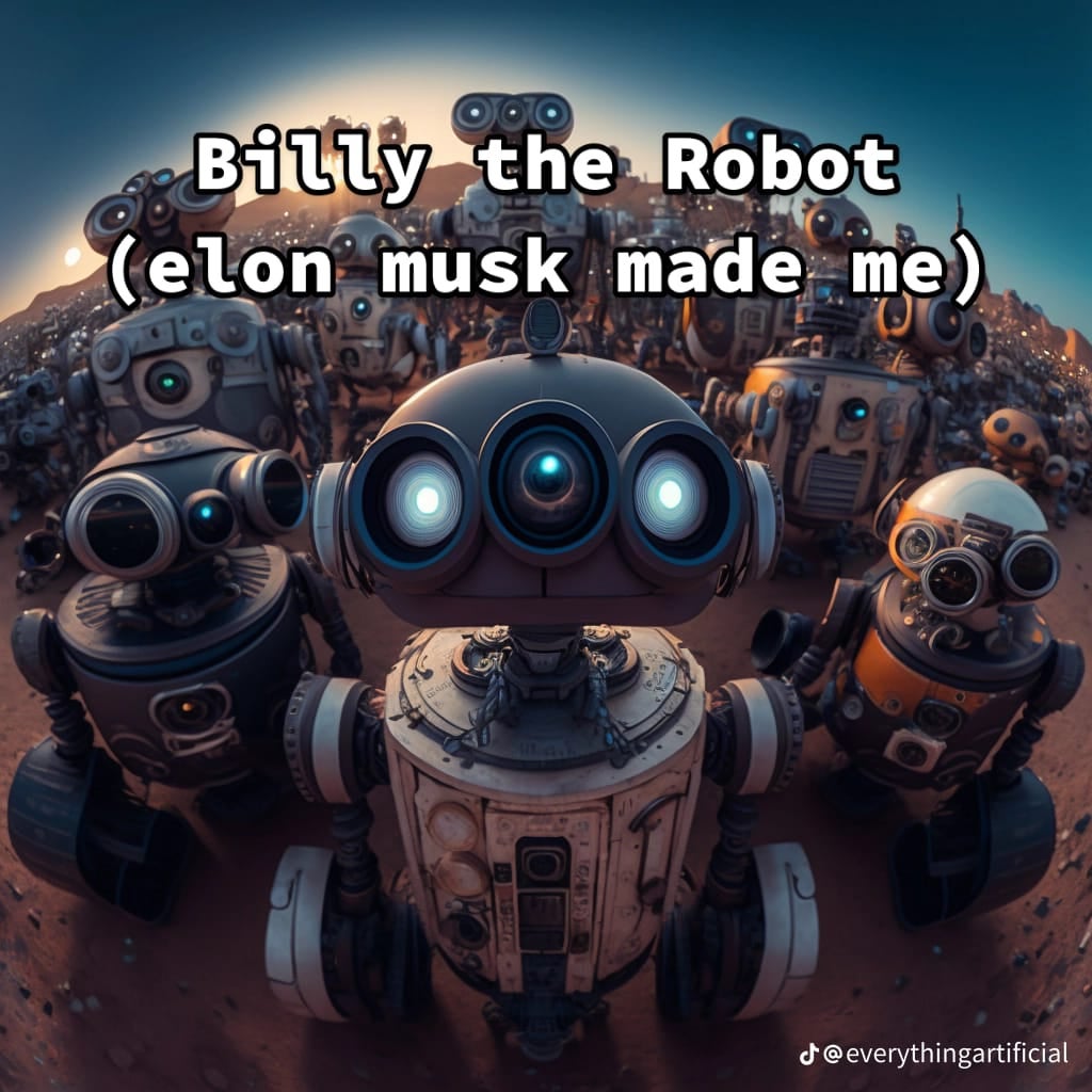 บิลลี่ หุ่นยนต์ของสร้างขึ้นโดยอีลอน มัสก์