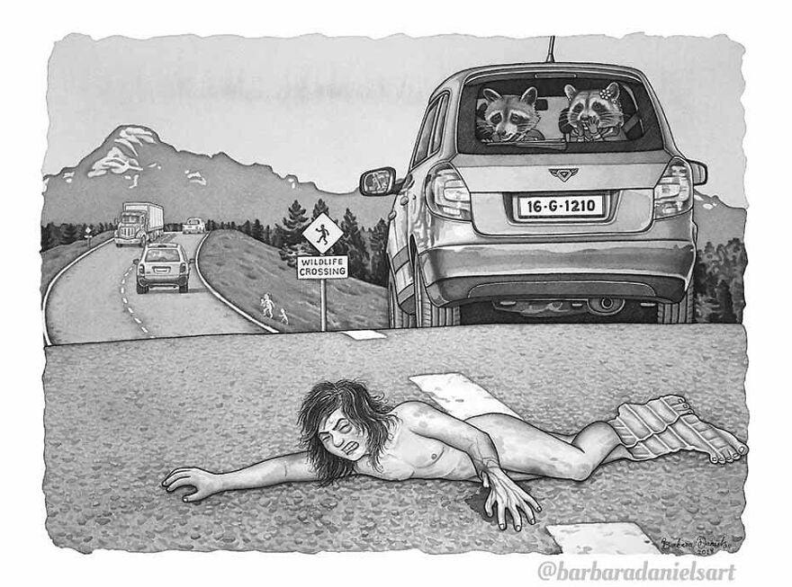 มนุษย์ถูกรถชนเพราะวิ่งตัดหน้ารถ