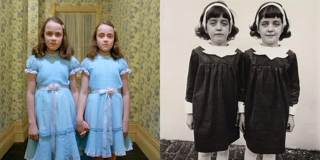 22 The Shining (1980) And Diane Arbus’ Identical Twins, Roselle, New Jersey, 1967