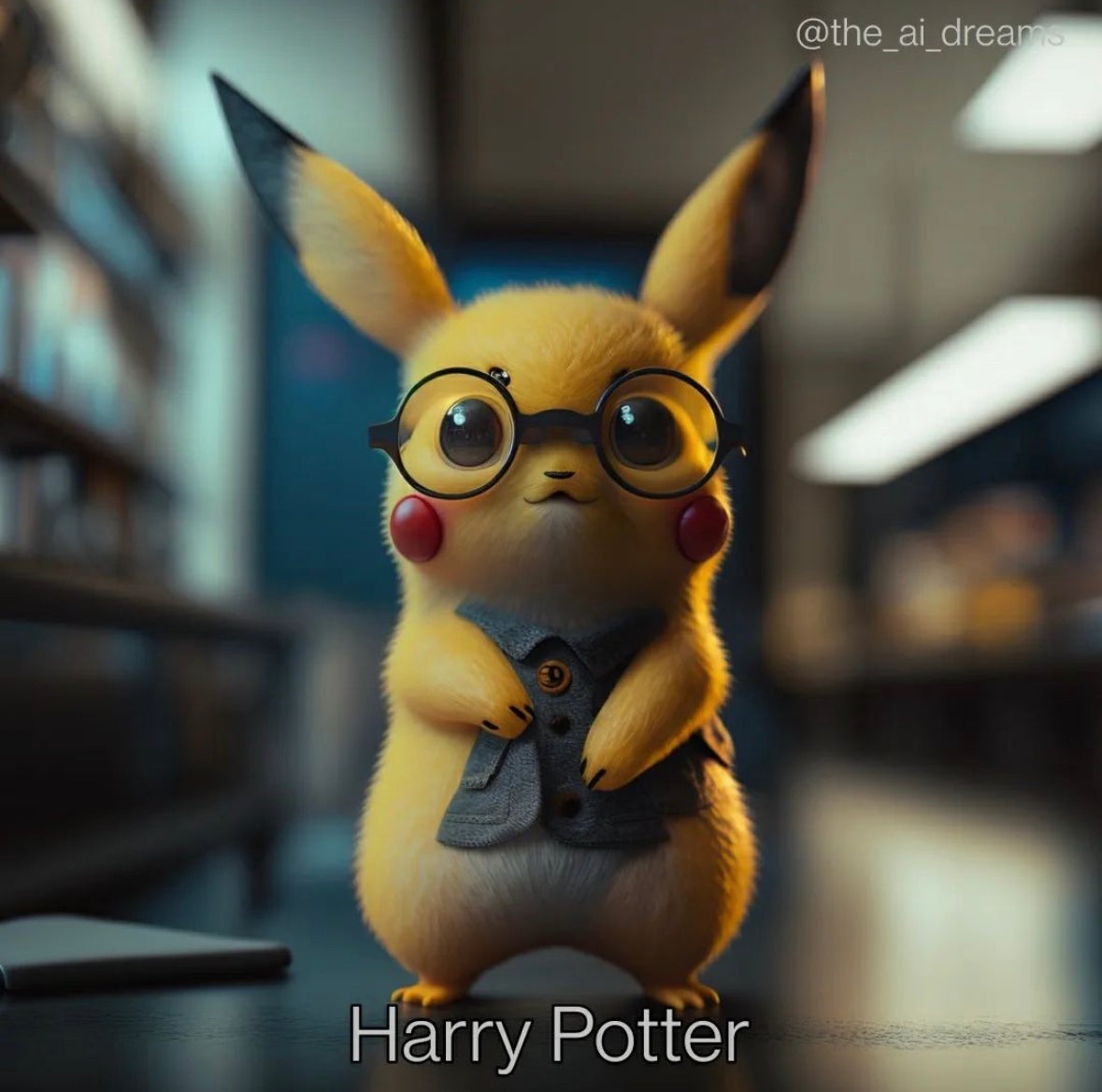 Ai ปิกาจู Pikachu แฮร์รี่ พอตเตอร์ Harry Potter