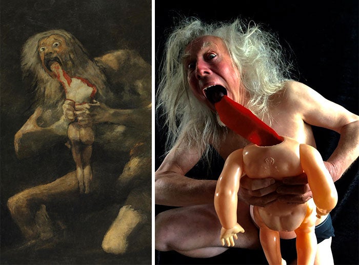 My Dad's Getty Museum Challenge Saturn Devouring His Son By Goya