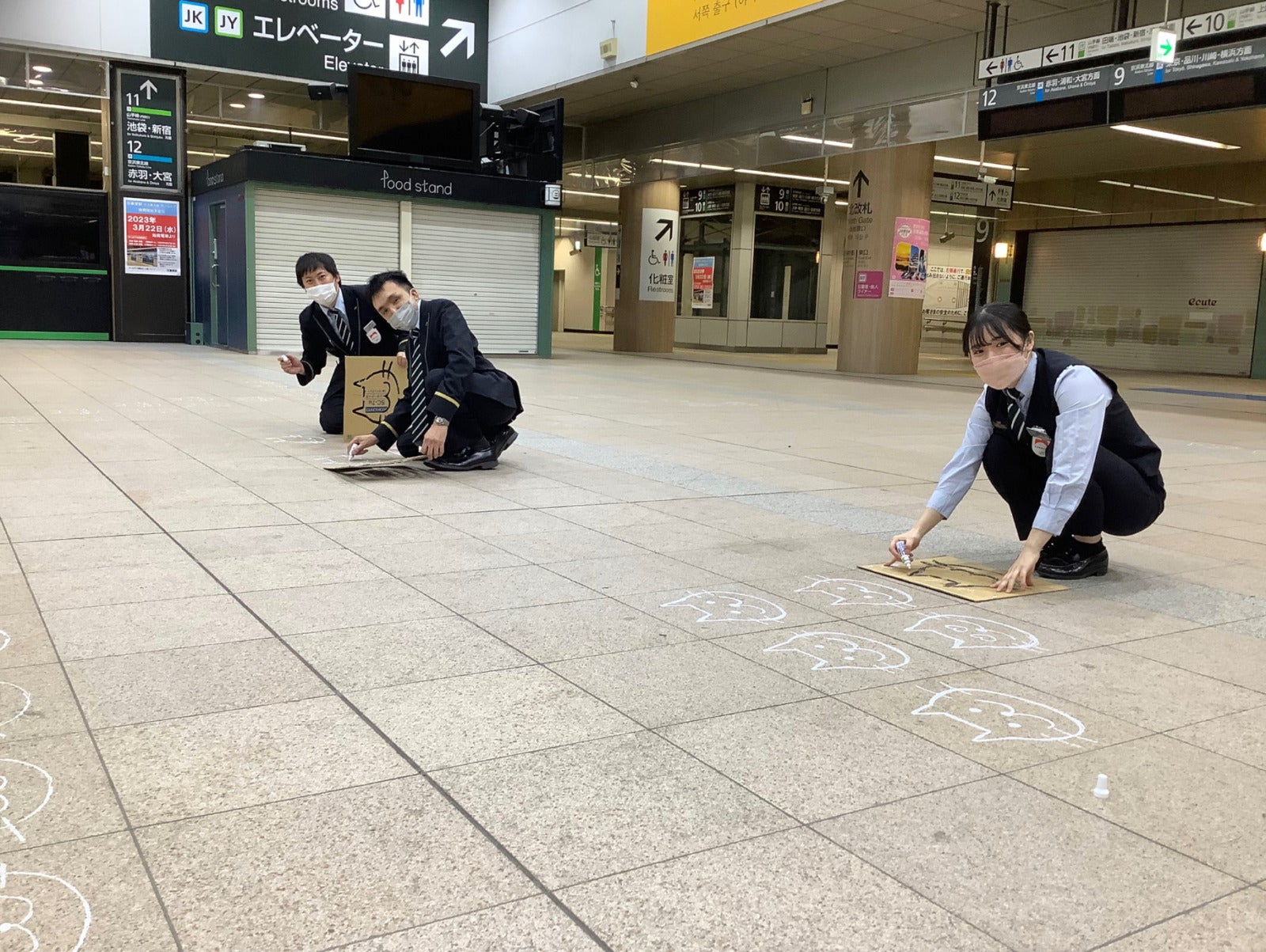 แมวเนียบโปริ วันแมวญี่ปุ่น สถานีรถไฟนิปโปริ Nippori โตเกียว