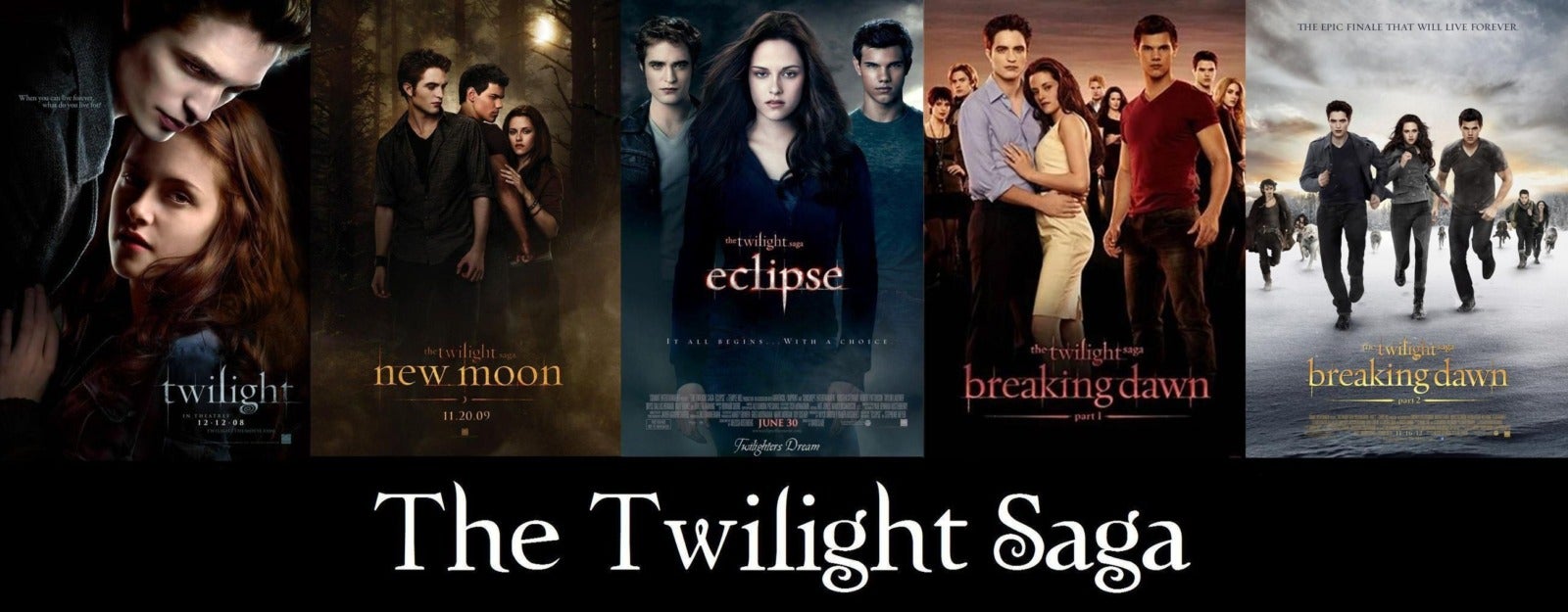 the Twilight saga movie posters