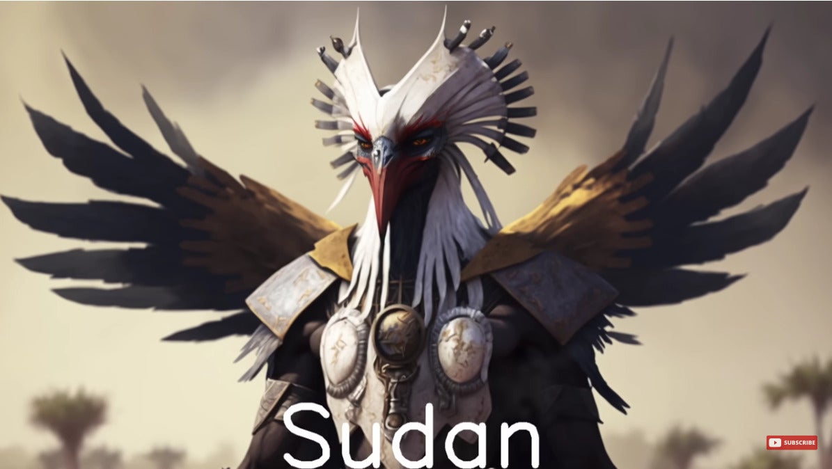 ซูดาน (Sudan) - นกเลขานุการ