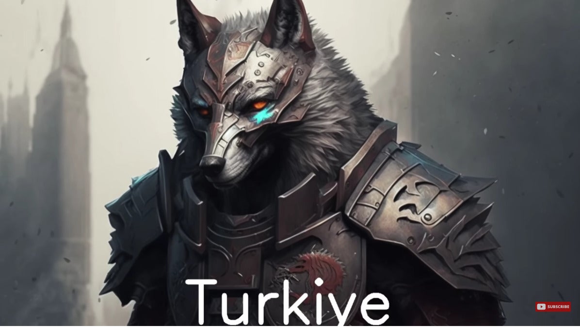 ตุรเคีย (Türkiye) - หมาป่าสีเทา