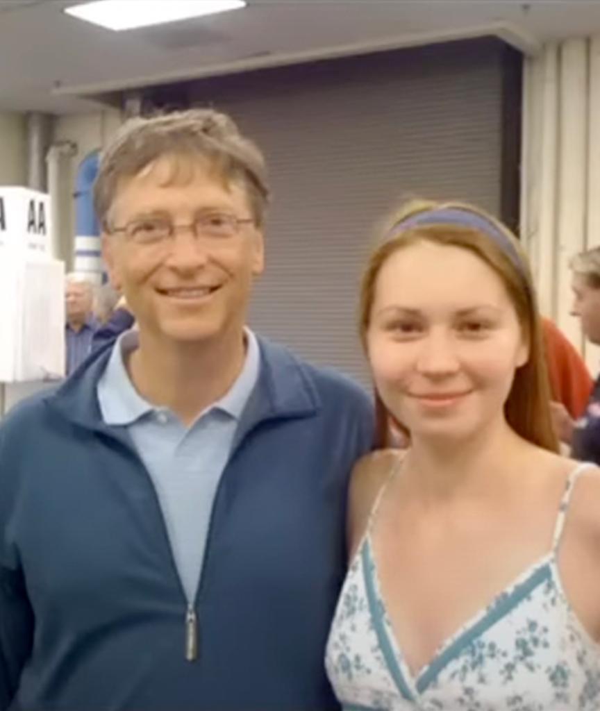 Bill Gates Mila Antonova