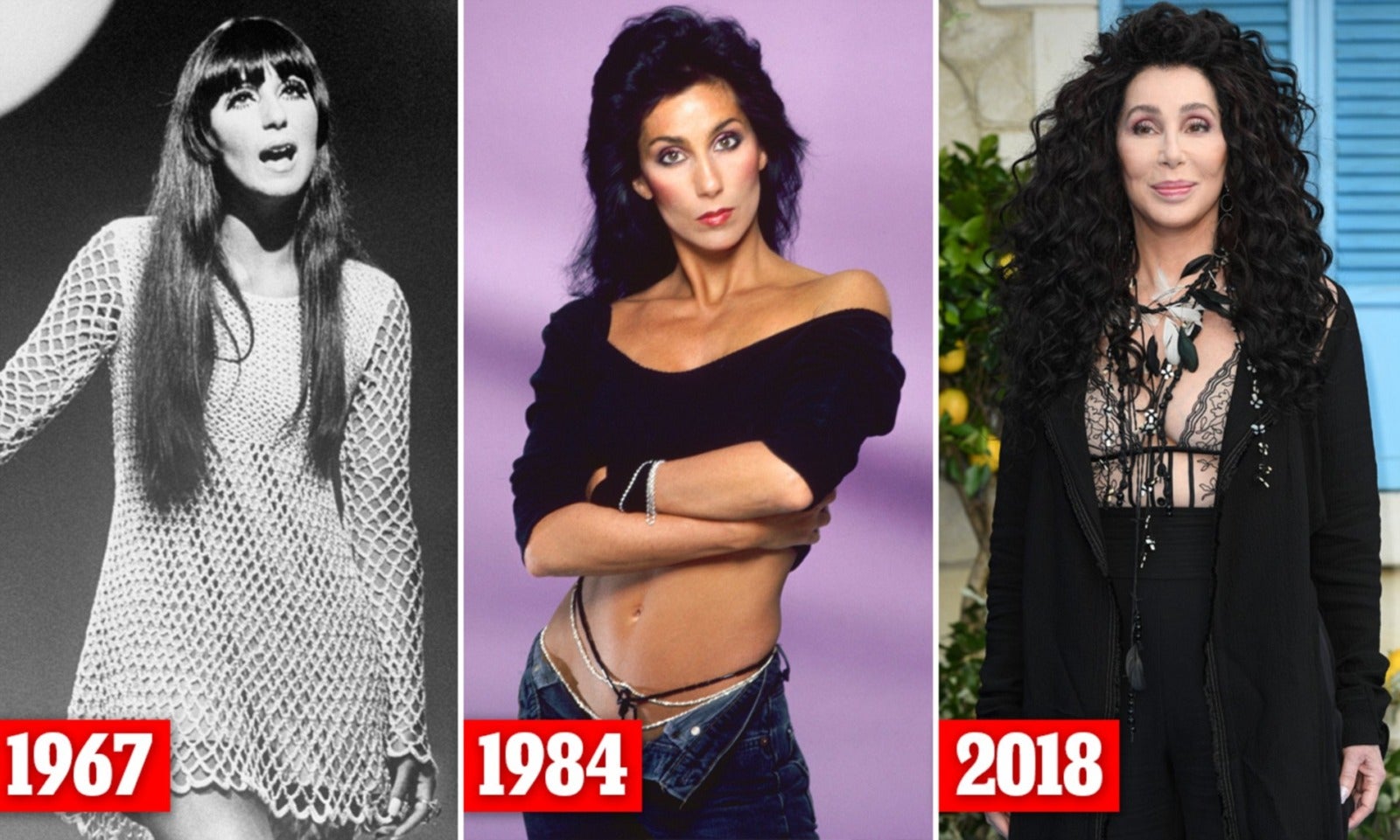 ภาพ Cher แต่ละยุค