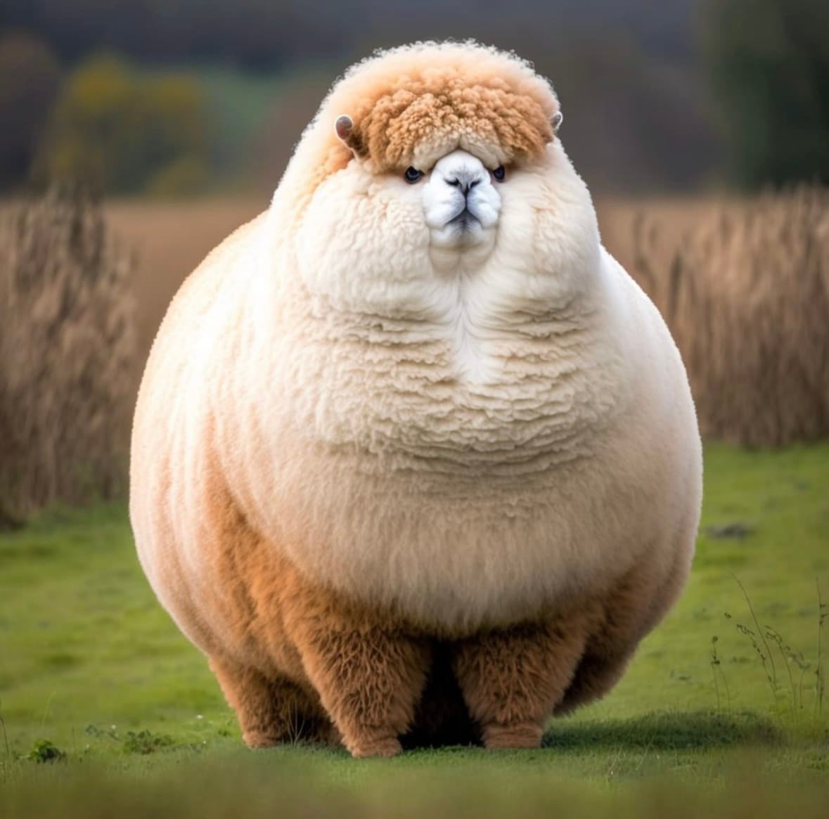 ภาพสัตว์โลก ตัวอ้วน ตัวกลม AI