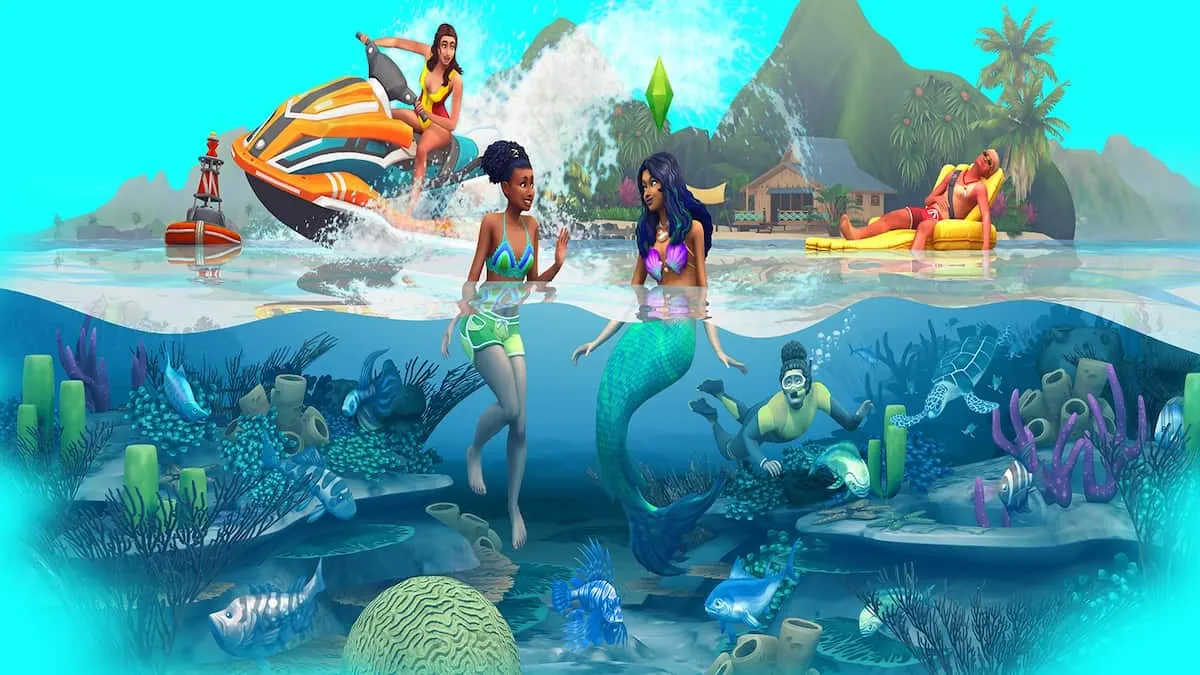 the Sims 4 mermaid 1
