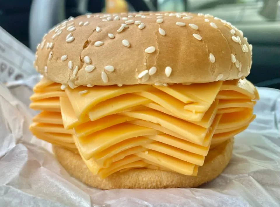 the real cheese burger 4