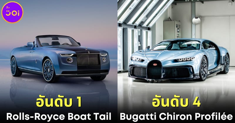 ปก 10 อันดับรถที่แพงที่สุดในโลก 2023