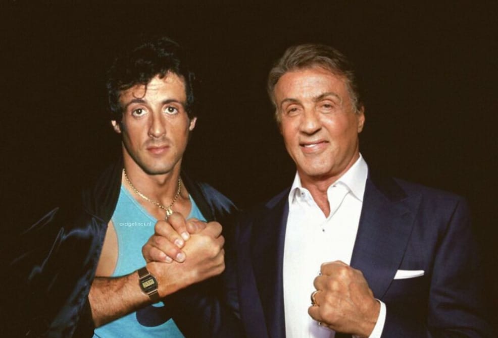 16. ซิลเวสเตอร์ สตอลโลนกับร็อคกี้ บาบัว (Sylvester Stallone And Rocky Balboa)