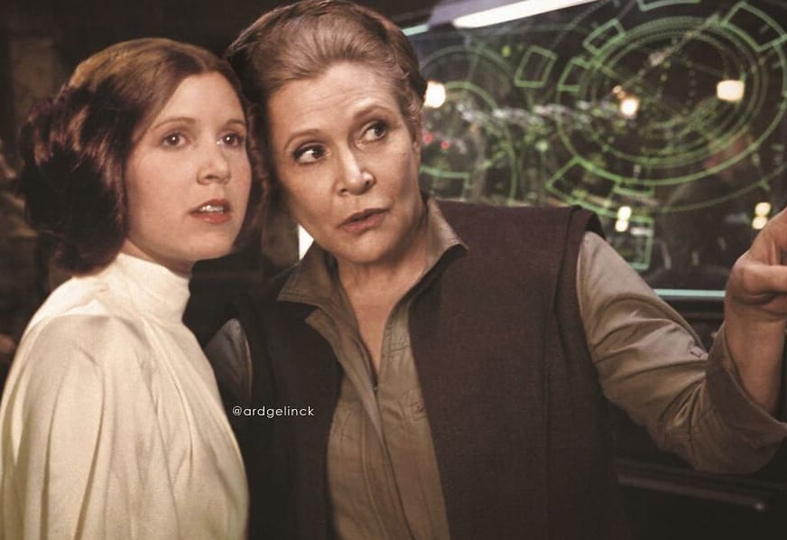 8. แคร์รี ฟิชเชอร์กับเจ้าหญิงเลอา (Carrie Fisher And Princess Leia)