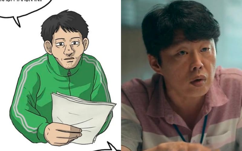 นักแสดง moving เทียบภาพ webtoon