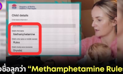 ปก ตั้งชื่อลูก Methamphetamine Rules