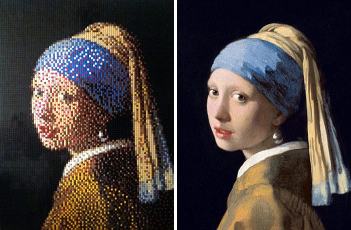 ภาพ "สาวในต่างหูมุก (Girl With A Pearl Earring)" โดย "(Johannes Vermeer)"
