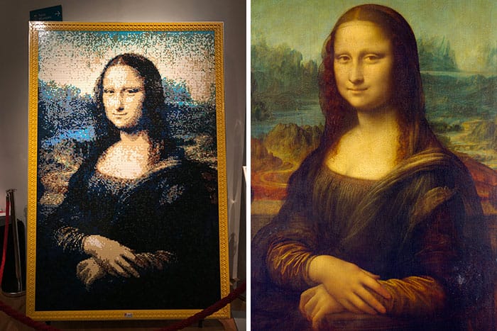 ภาพ "โมนาลิซ่า (Mona Lisa)" โดย "เลโอนาร์โด ดา วินชี (Leonardo Da Vinci)"