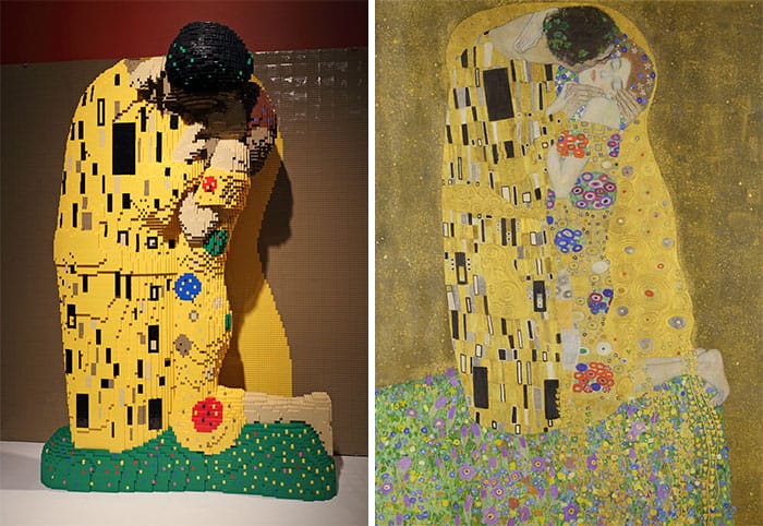 ภาพ "จูบ (The Kiss)" โดย "กุสทัฟ คลิมท์ (Gustav Klimt)"