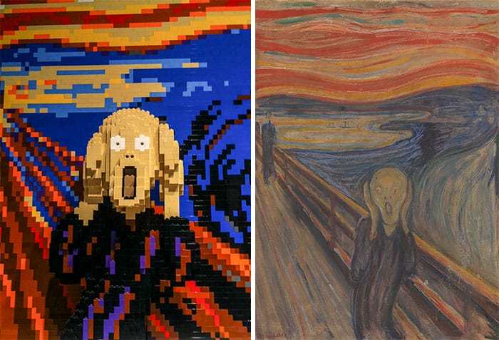 ภาพ "เสียงกรีดร้อง (The Scream)" โดย "เอ็ดเวิร์ด มุงค์ (Edvard Munch)"