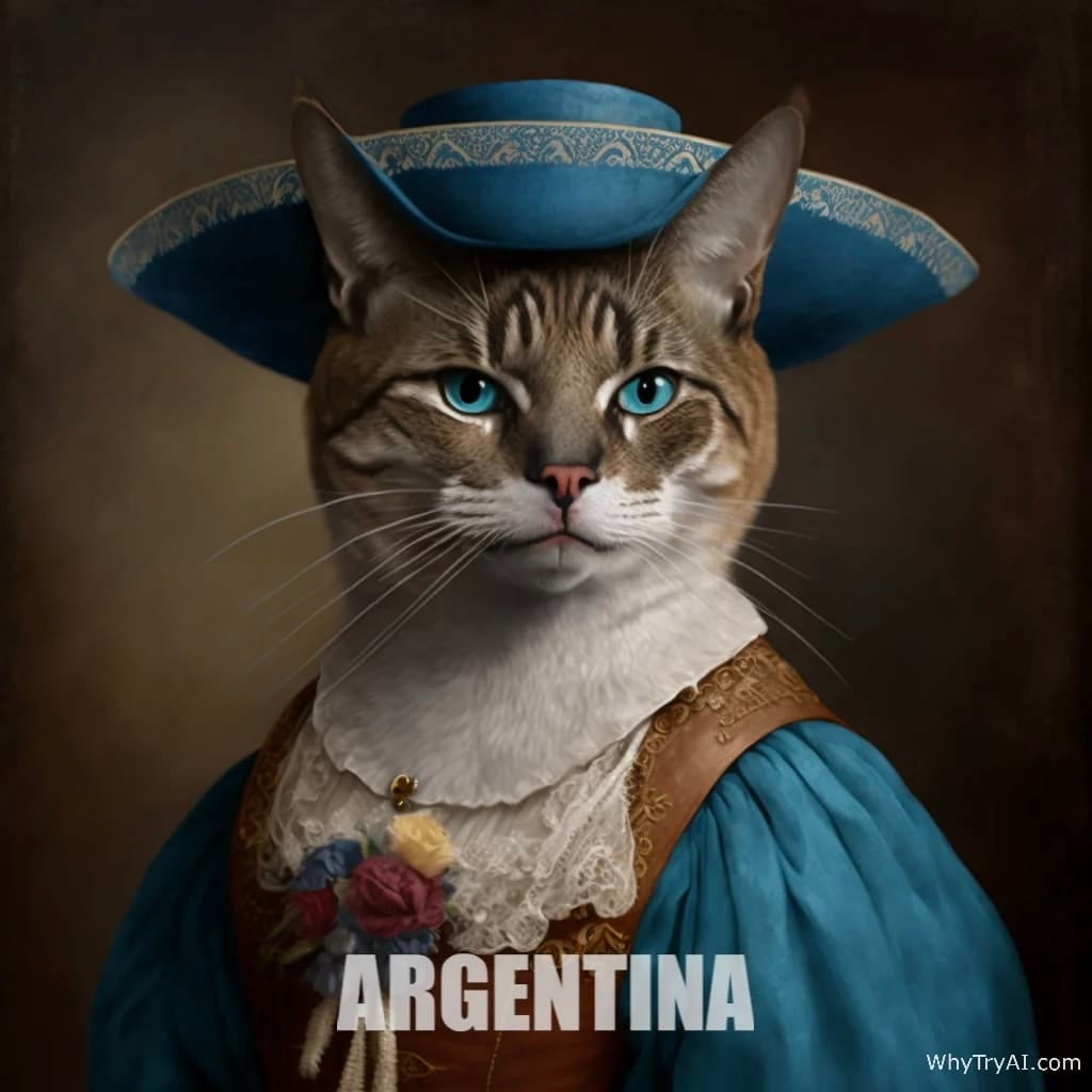 ภาพแมว คอสตูมประเทศต่าง ๆ aiart