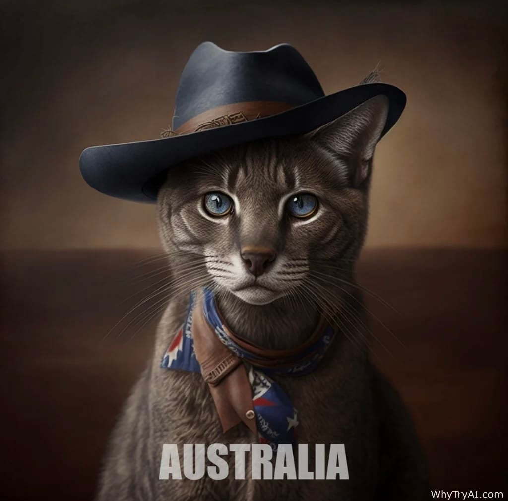 ภาพแมว คอสตูมประเทศต่าง ๆ aiart