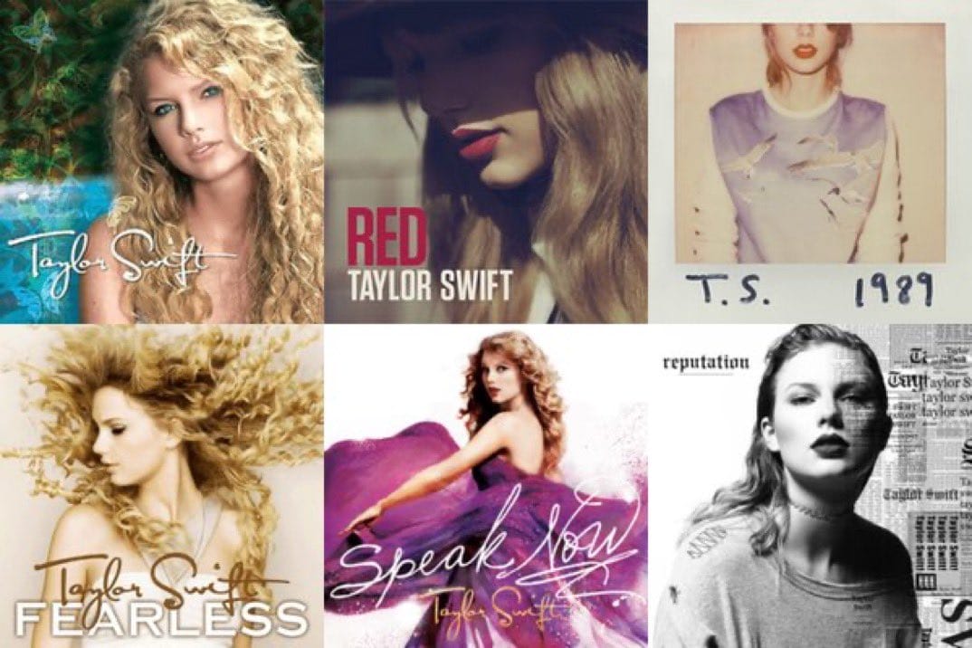 Taylor Swift 6 อัลบั้มแรก