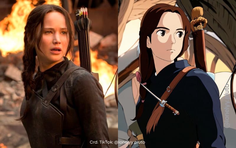Ai วาด The Hunger Games การ์ตูน Studio Ghibli