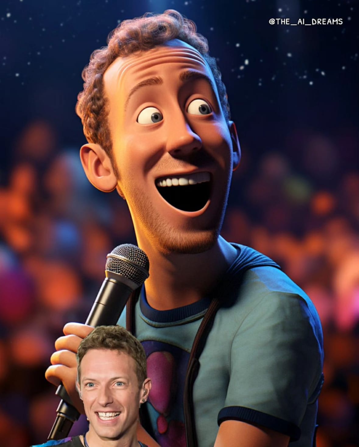 นักร้องคนดังระดับโลก ตัวละครแอนิเมชั่น Disney Pixar จาก AI