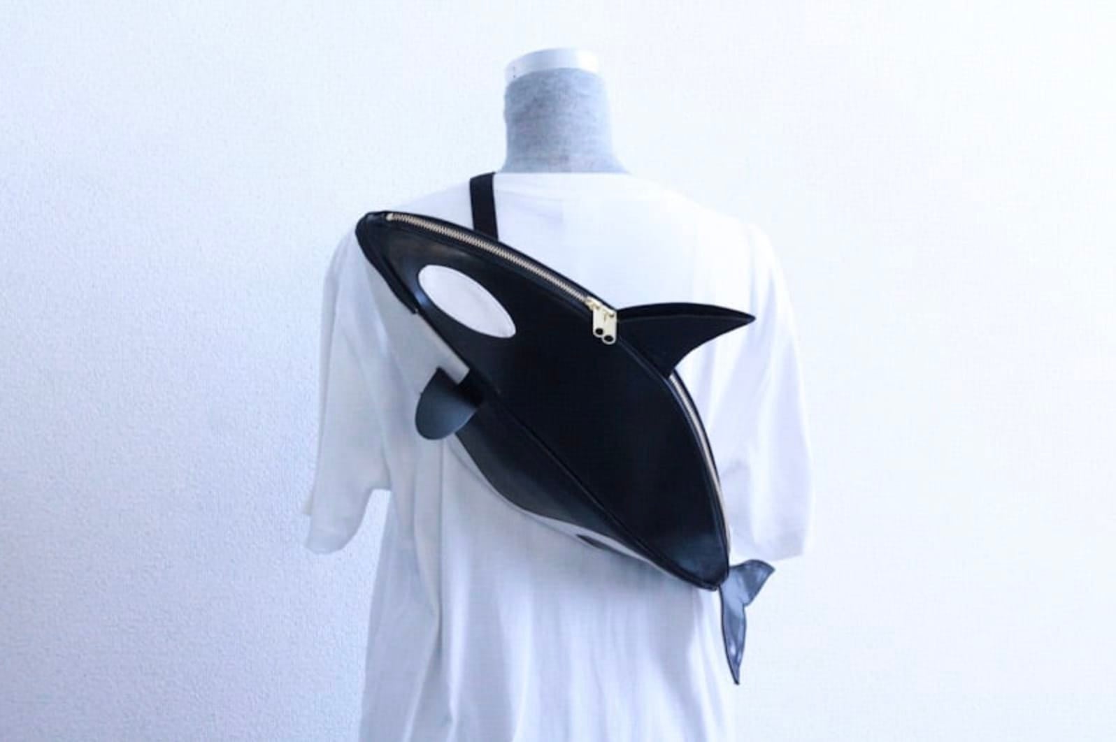 กระเป๋าสะพาย น้องวาฬเพชฌฆาต แบรนด์ Kabanbaka ญี่ปุ่น
