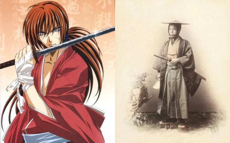 คาวาคามิ เก็นไซ (Kawakami Gensai) - ฮิมูระ เคนชิน (Himura Kenshin) จากอนิเมะเรื่อง &Quot;Rurouni Kenshin ซามูไรพเนจร&Quot;