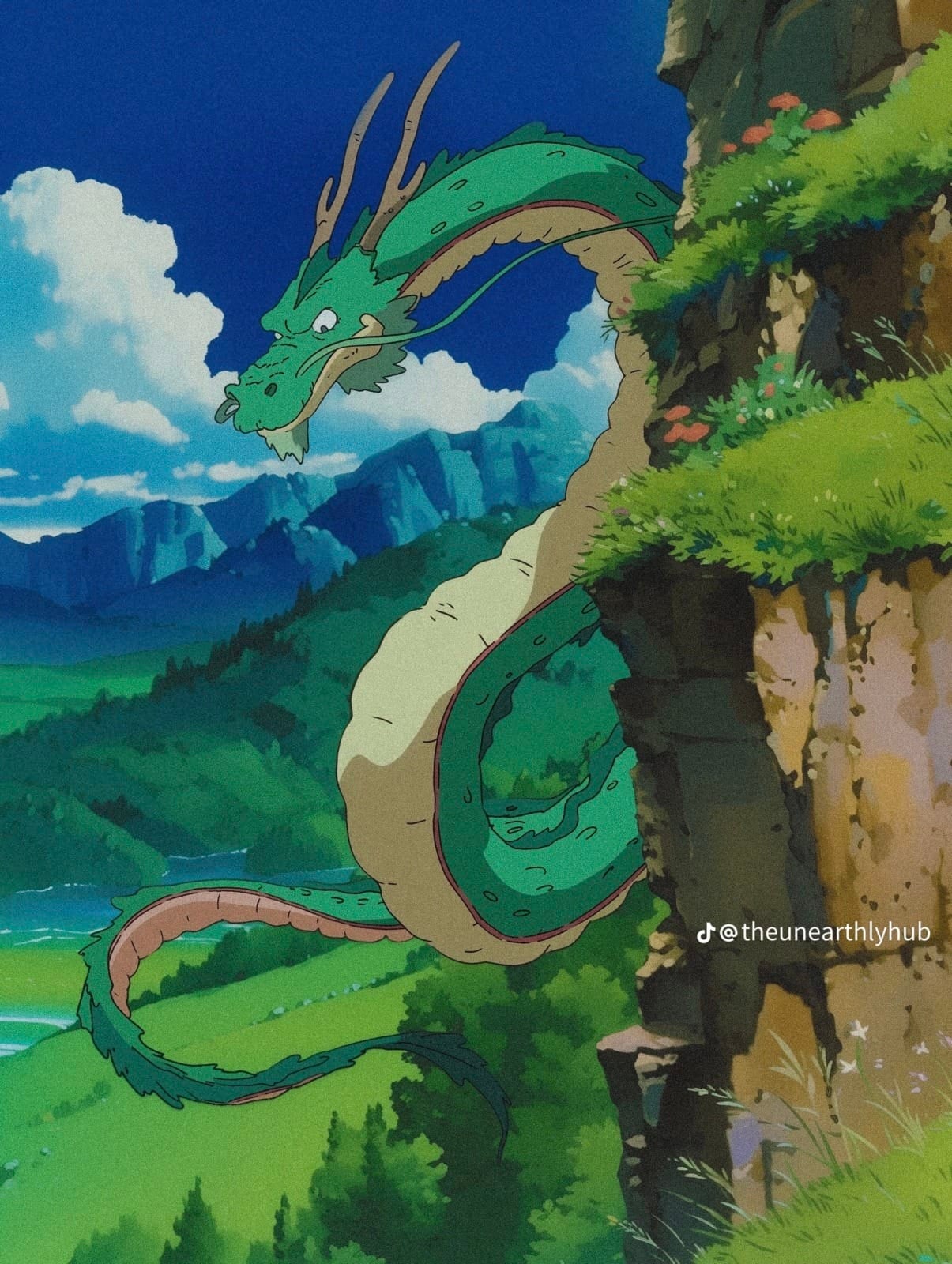 aiart ตัวละคร Dragon Ball Z อนิเมะ Studio Ghibli
