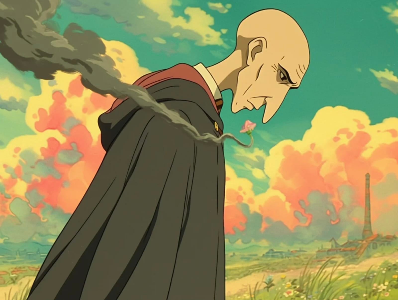 aiart ตัวละครวายร้ายจากหนังดัง อนิเมะ Studio Ghibli