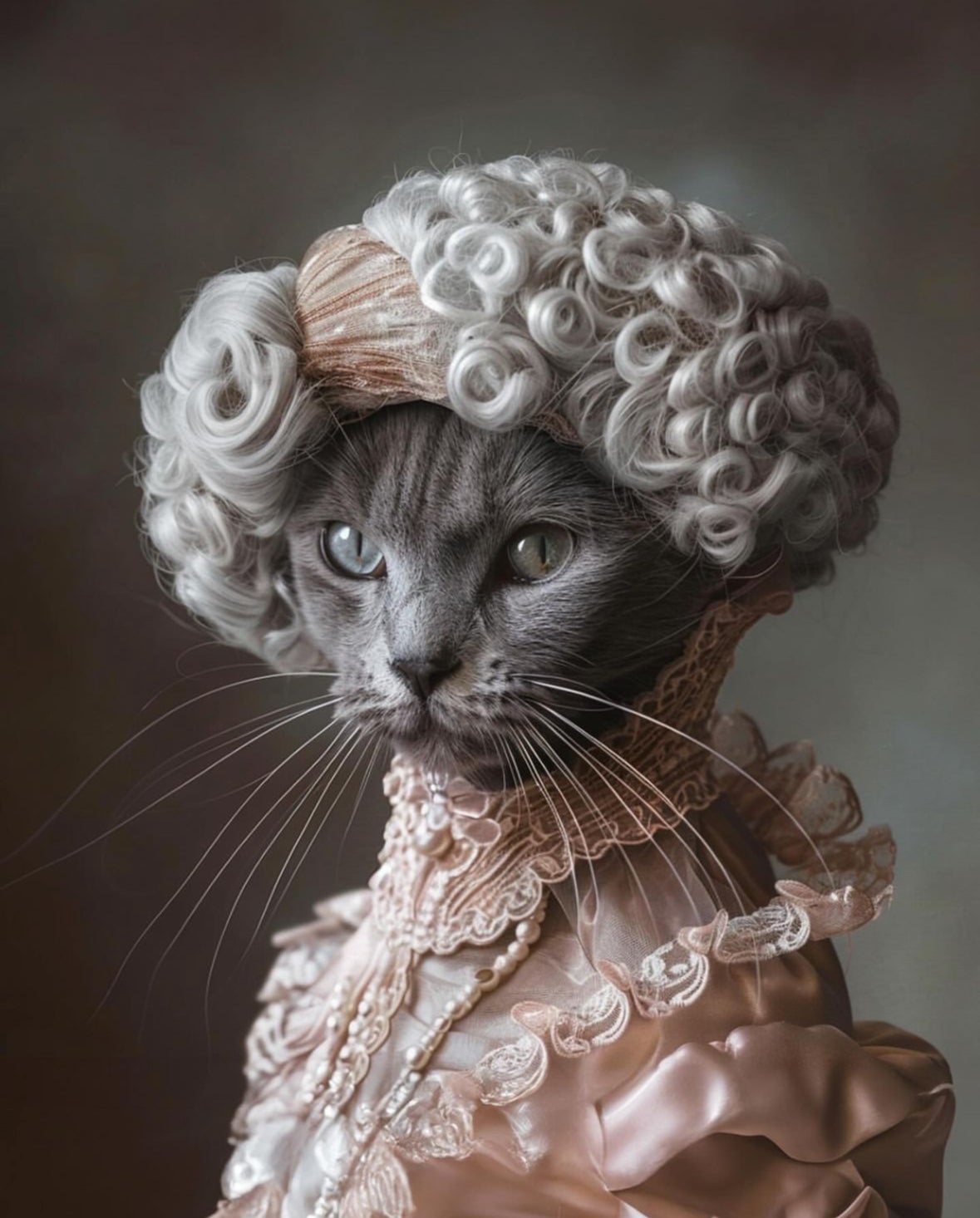 ภาพน้องแมวในลุคคอสตูมสุดคลาสสิก aiart