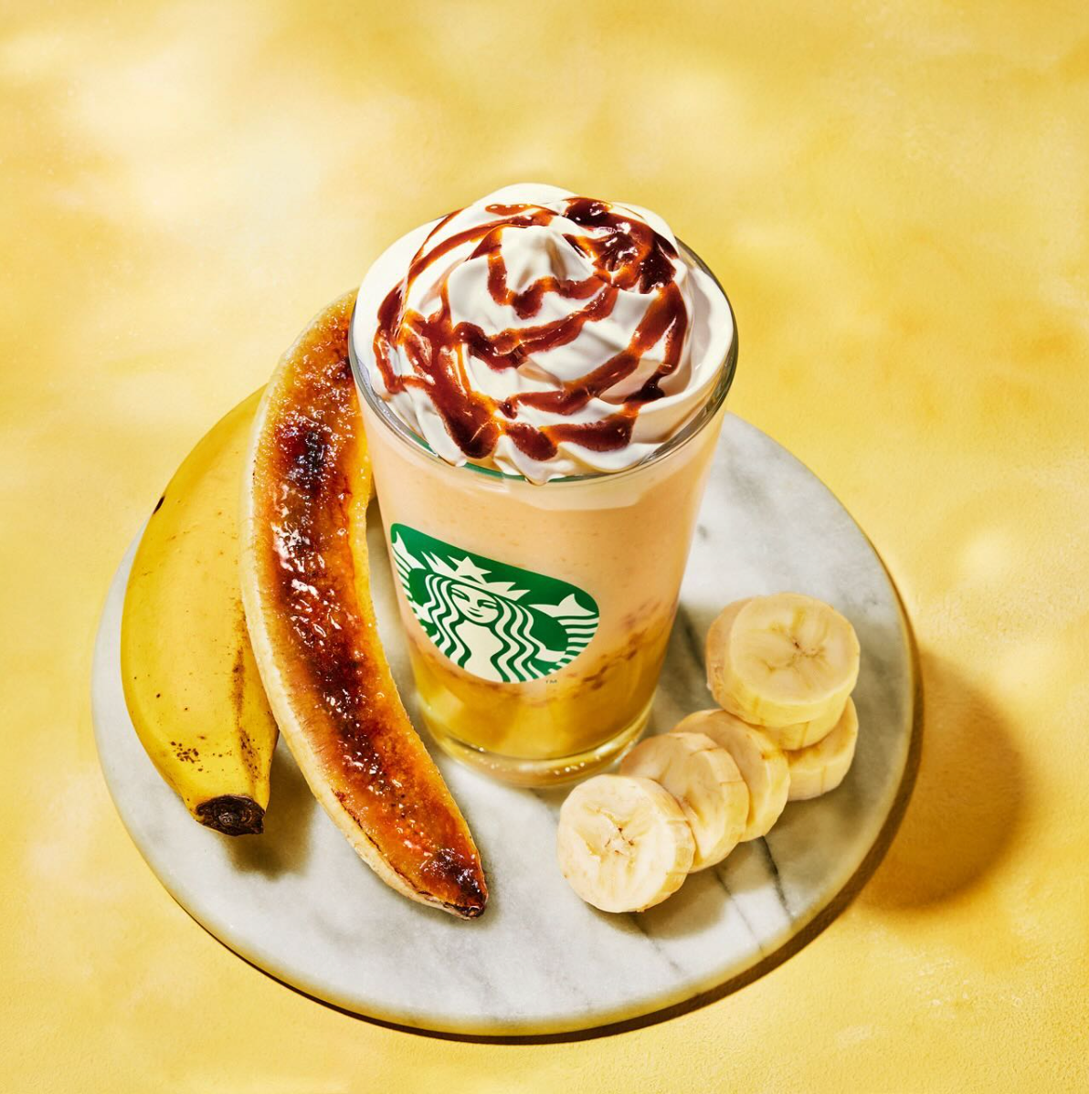 Banana Brulee Frappuccino Starbucks ญี่ปุ่น