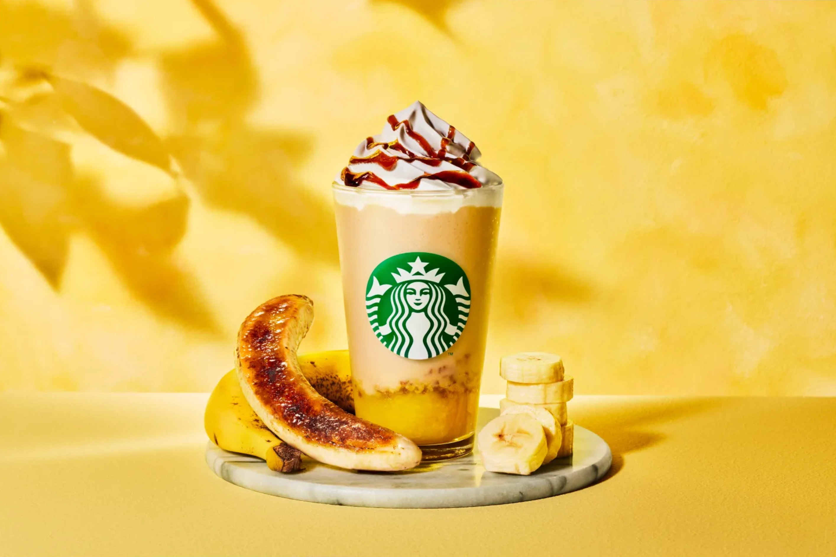 Banana Brulee Frappuccino Starbucks ญี่ปุ่น