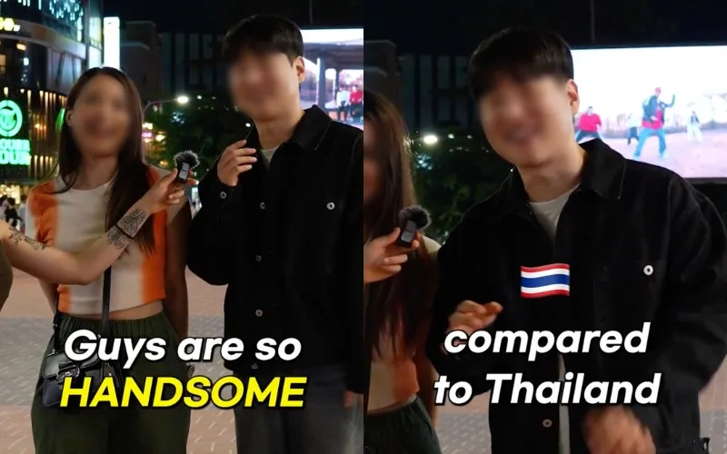 หนุ่มเกาหลีบอกผู้ชายเกาหลีหล่อกว่าคนไทย