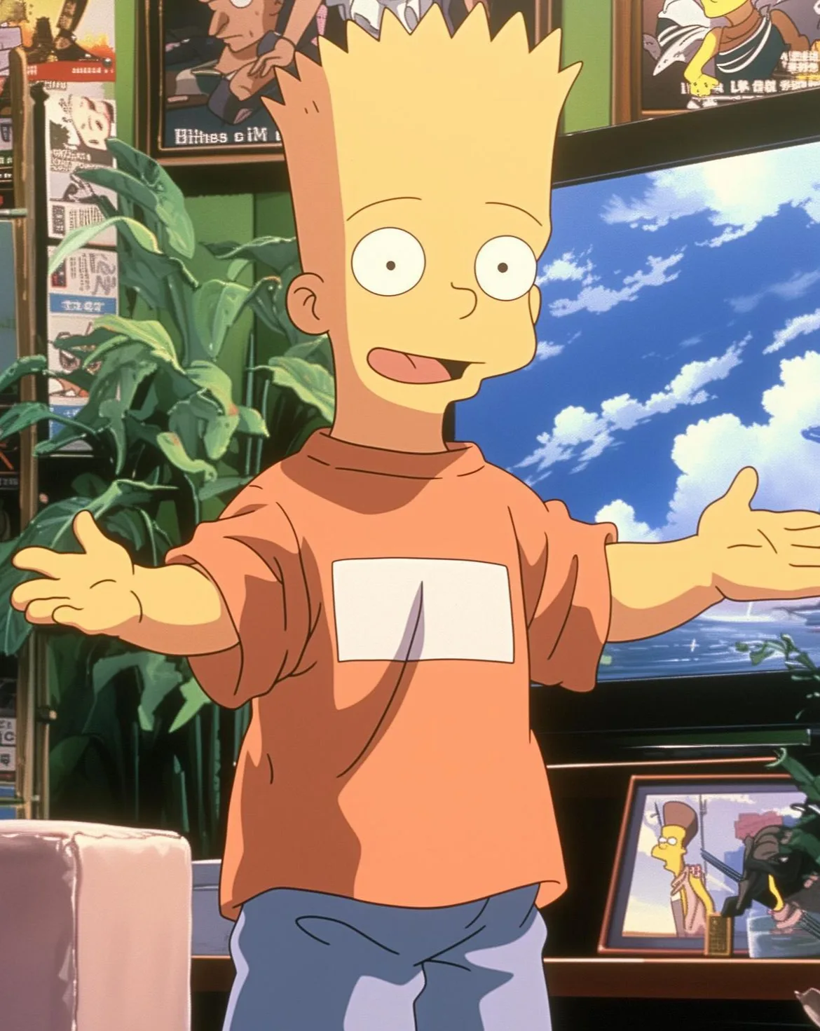 การ์ตูน The Simpsons อนิเมะยุค 90S