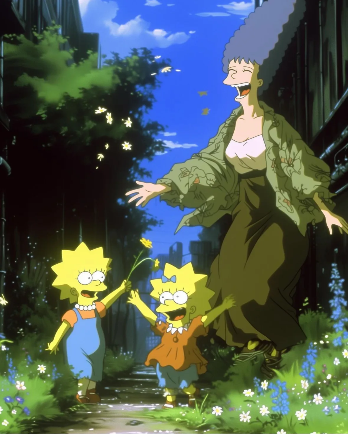 การ์ตูน The Simpsons อนิเมะยุค 90S