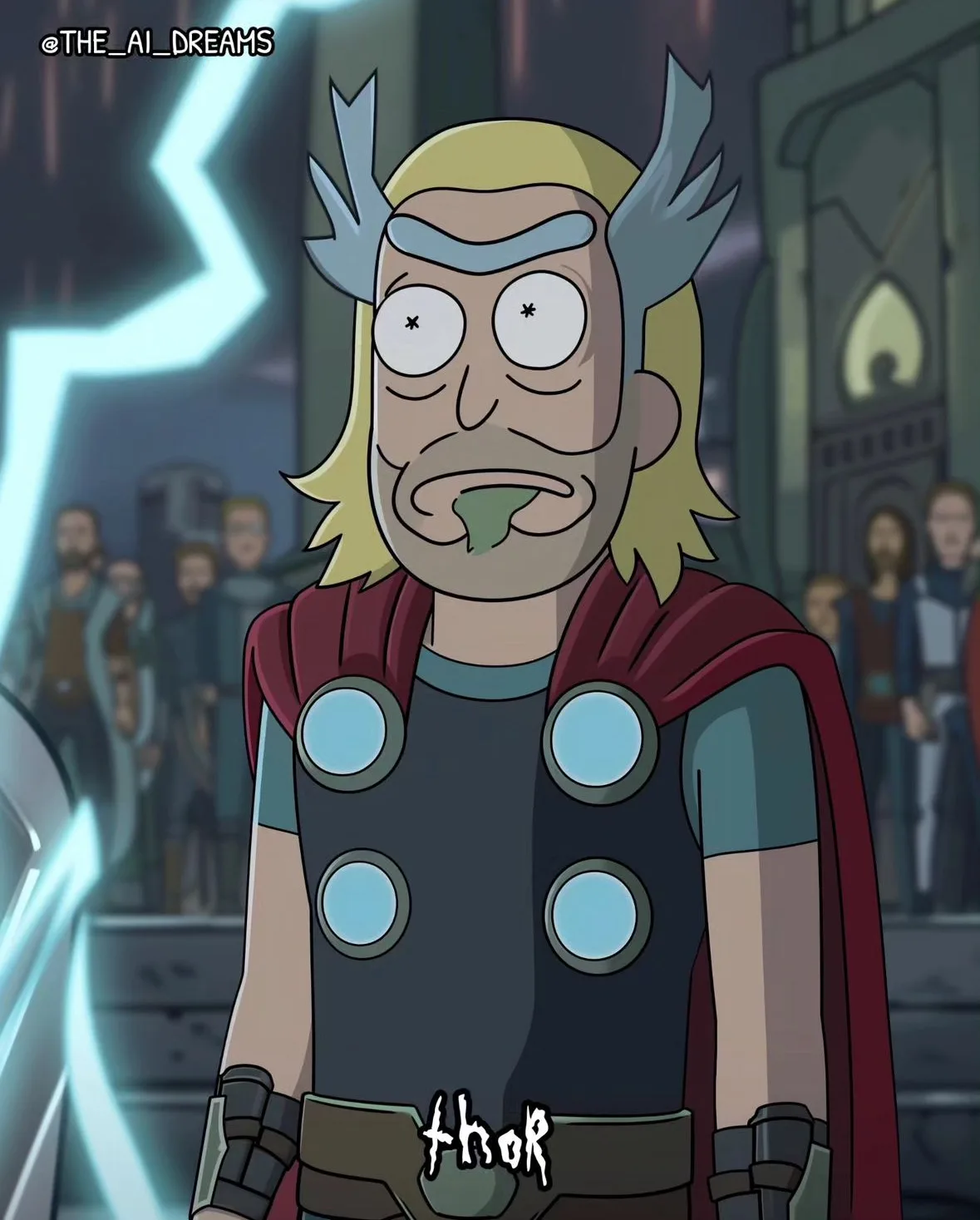 ตัวละคร มาร์เวล Marvel เวอร์ชั่นการ์ตูน Rick And Morty