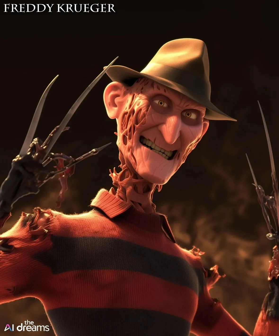 ตัวละคร ไอคอนในหนังสยองขวัญ Horror Icons แอนิเมชั่น Disney Pixar Aiart