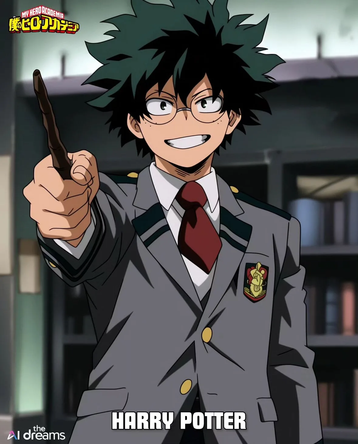 ตัวละคร แฮร์รี่ พอตเตอร์ My Hero Academia Aiart