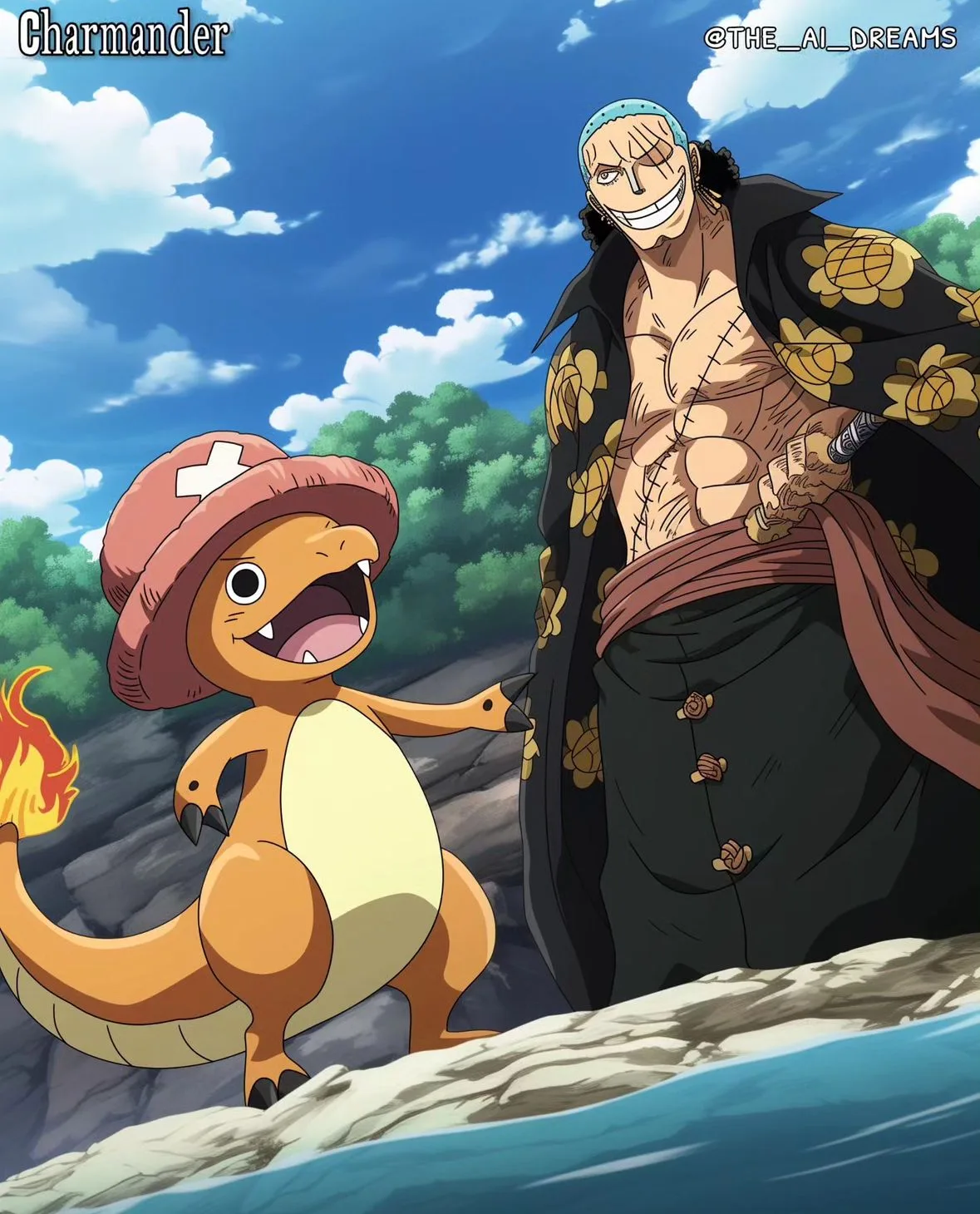 โปเกมอน Pokémon อนิเมะ One Piece Aiart